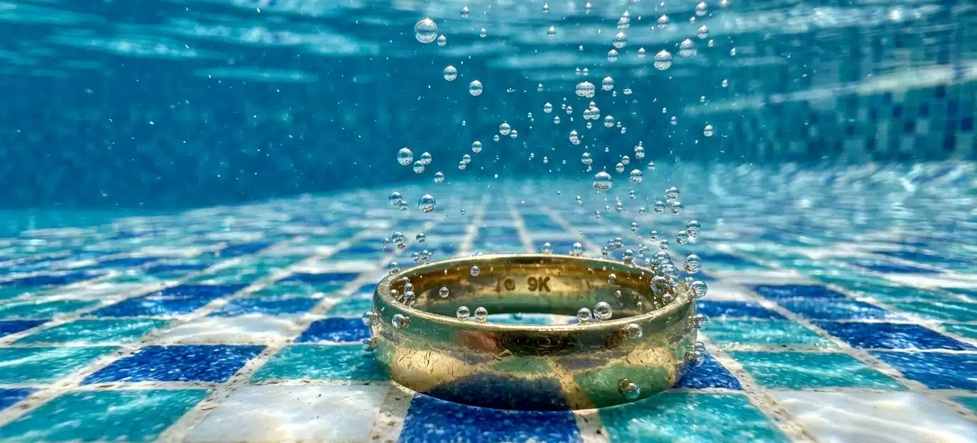 bague chlore piscine